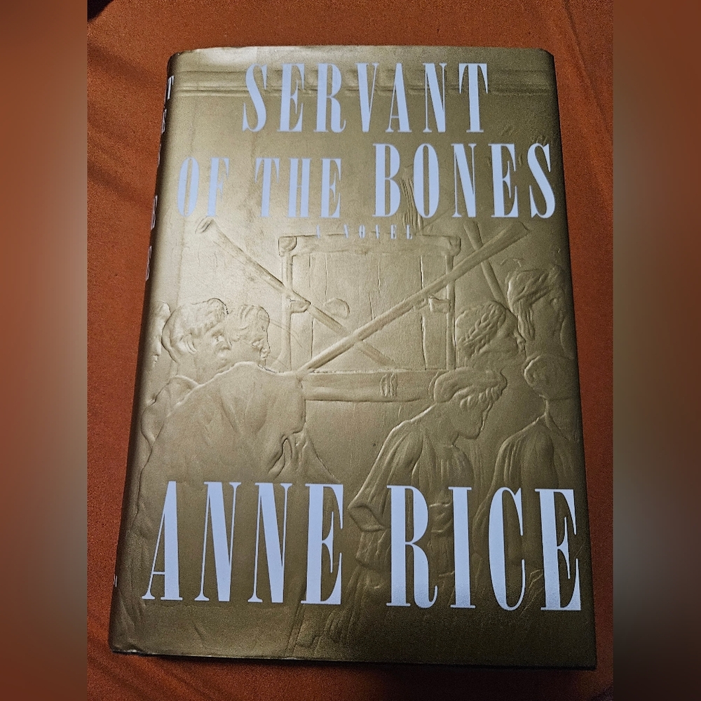 Gold 'Servant of the Bones' Hardcover Book